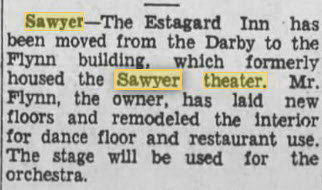 Flynn Theatre - Article Indicating Flynn And Sawyer Theater Were Same (newer photo)